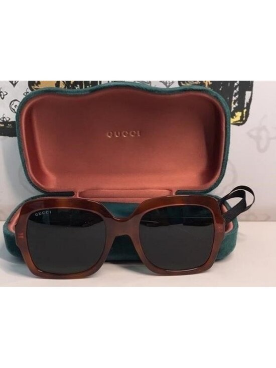 New  Authentic Gucci GG0036SA 003 Oversized Square Sunglasses ✨ main image 5